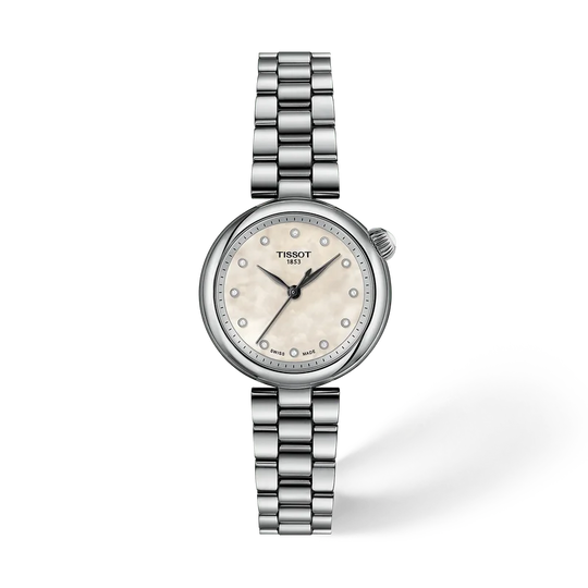 Tissot Ladies Desir MOP Diamond Dot Dial Bracelet Watch T1520101111600