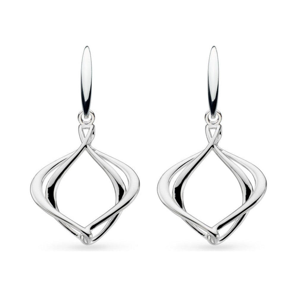 The Kit Heath Alicia Grande Drop Earrings, a silver drop earrings from Kit Heath, available at OD’s Jewellers in St Helens