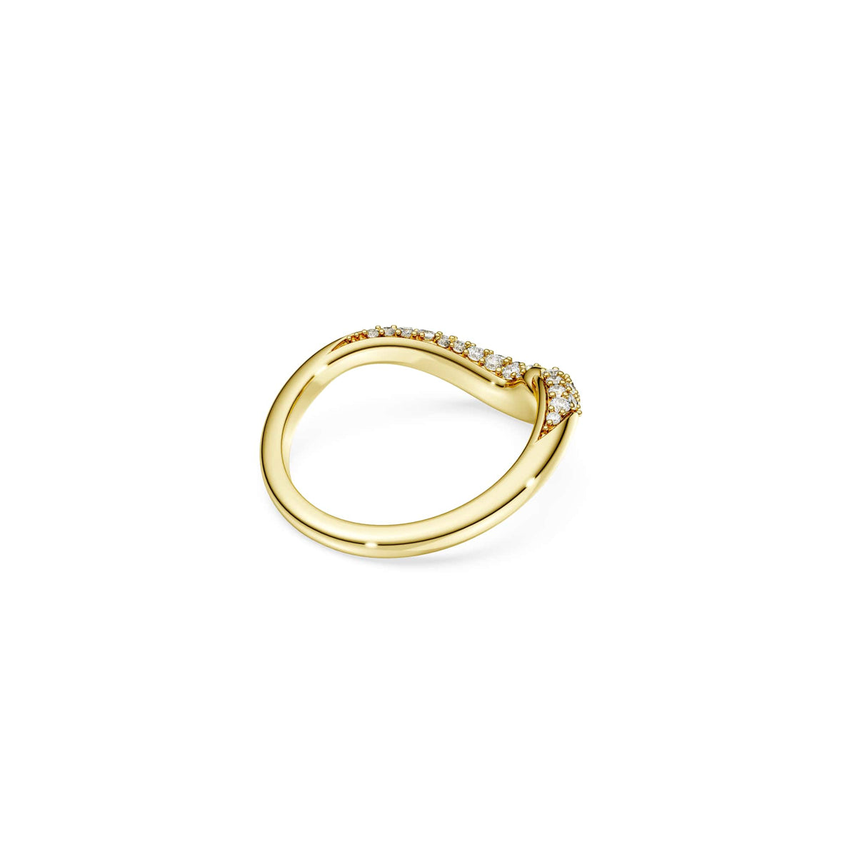Swarovski Classica Silver/Gold Plated Zirconia Ring