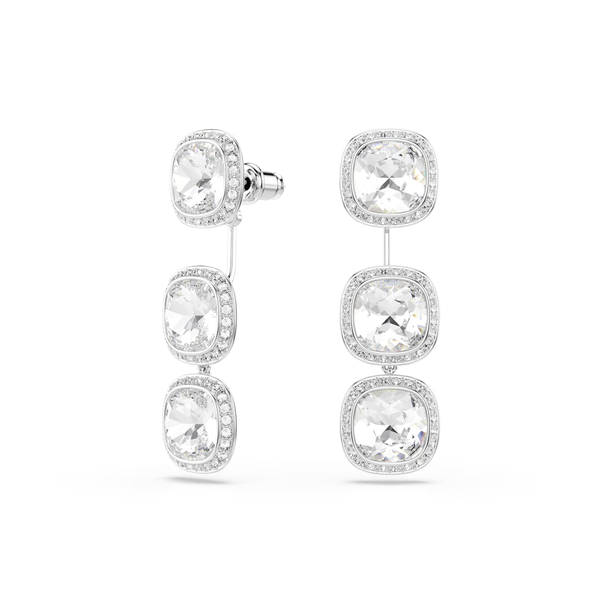 Swarovski Una Angelic Cushion Cut Stud With Detachable Drop Earrings 	5754342 — view 2
