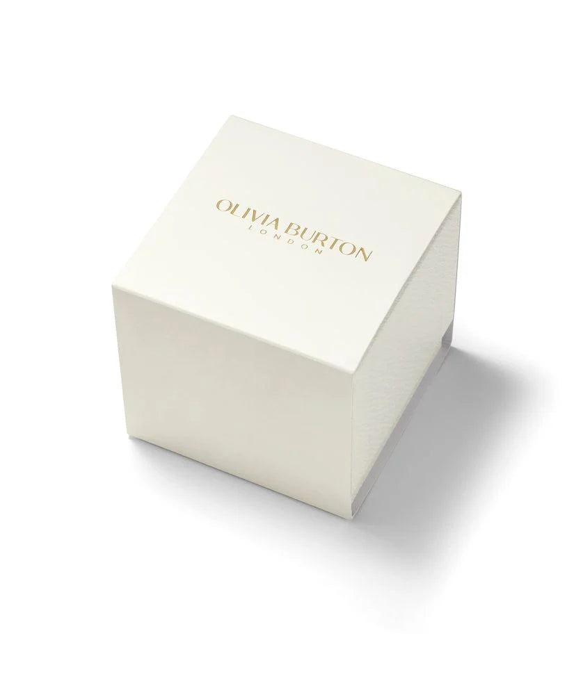 Olivia Burton Ladies Mini Classic Forset Green Dial Mesh Bracelet Watch Stainless Steel Gold Plated by Olivia Burton