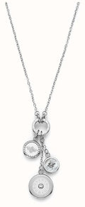 Olivia Burton Bee and North Star Charm Necklace Stainless Steel by Olivia Burton