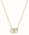 Olivia Burton Amity Interlock Circles Necklace Stainless Steel Gold Plated by Olivia Burton