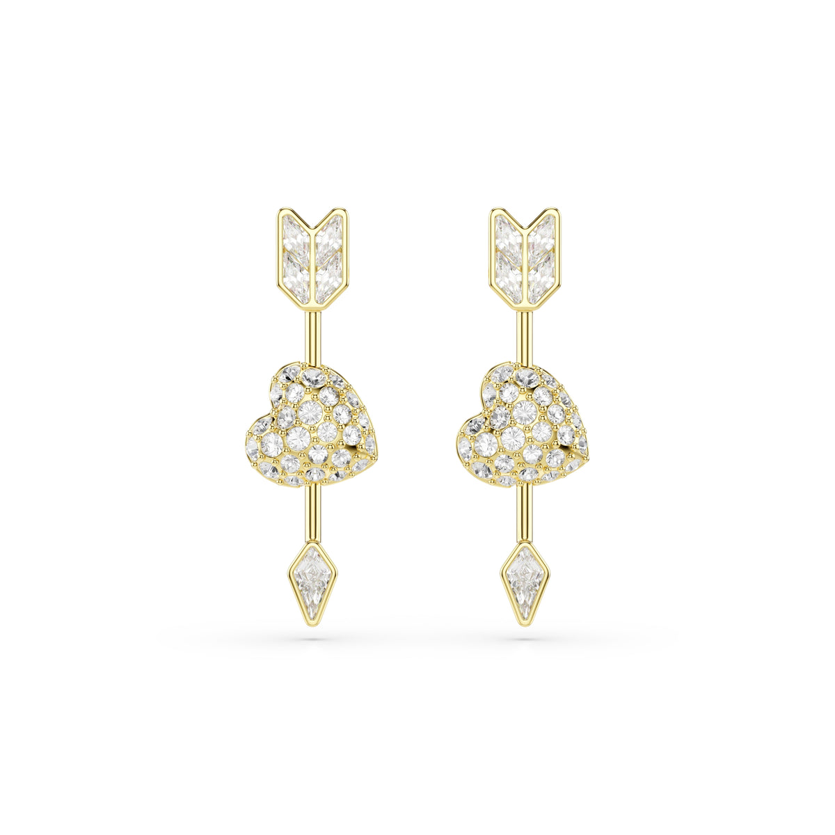 Swarovski Idyllia Heart With Arrow Earrings