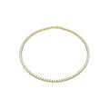 The Swarovski Matrix Tennis Necklace, a gold plated jewelry necklace from Swarovski, available at OD’s Jewellers in St Helens.