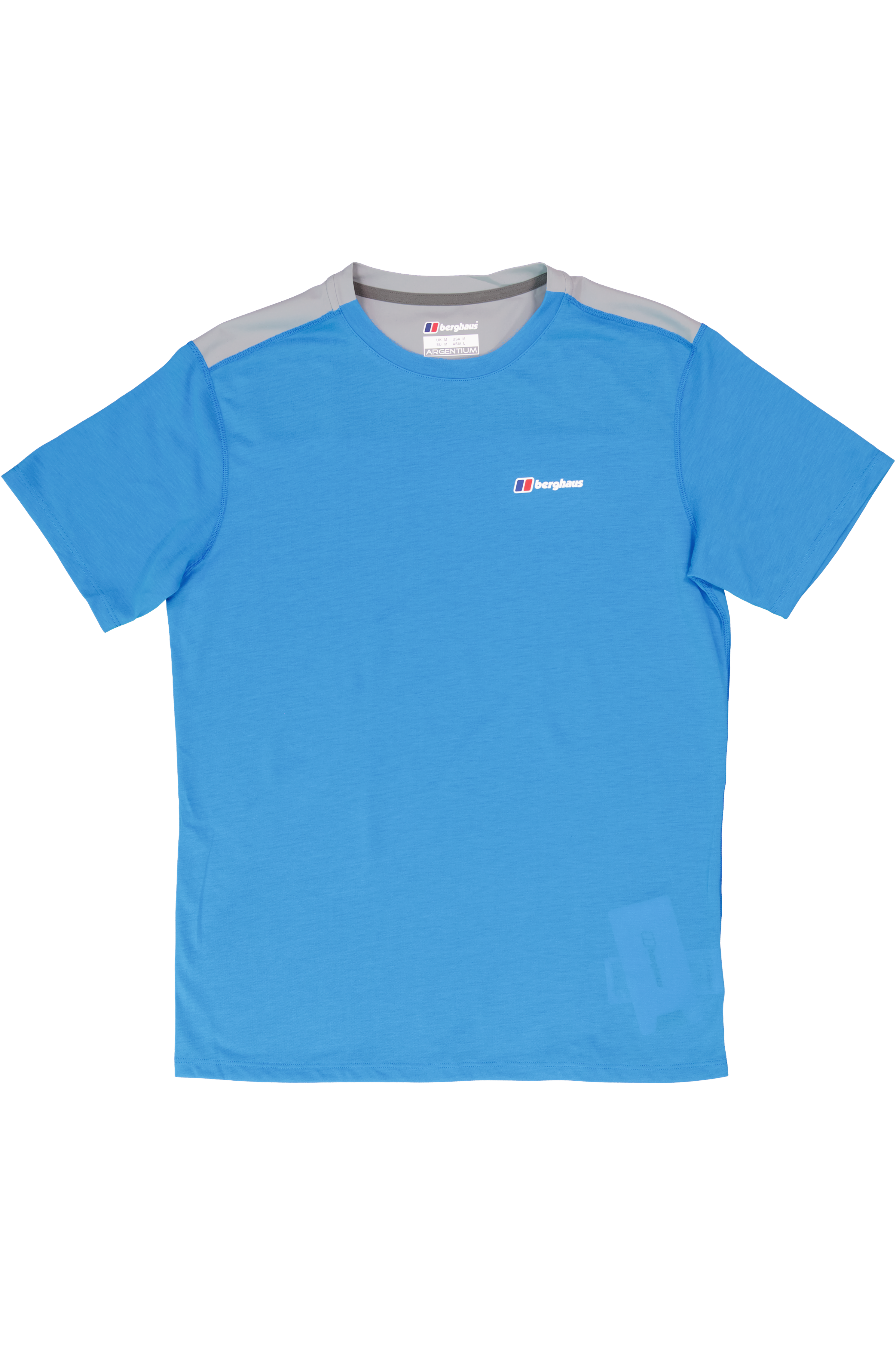 Men's Berghaus Blue Grey Terrain Trek Tech T Shirt