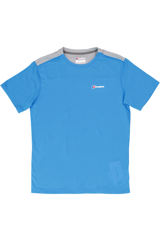 Men's Berghaus Blue Grey Terrain Trek Tech T Shirt