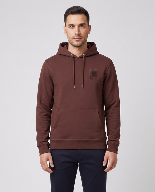 Mens Belstaff Belstaff Hoodie Oxblood Hoodie