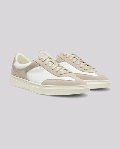 BOSS Black Kieran Tenn sdnyn Open White Trainer