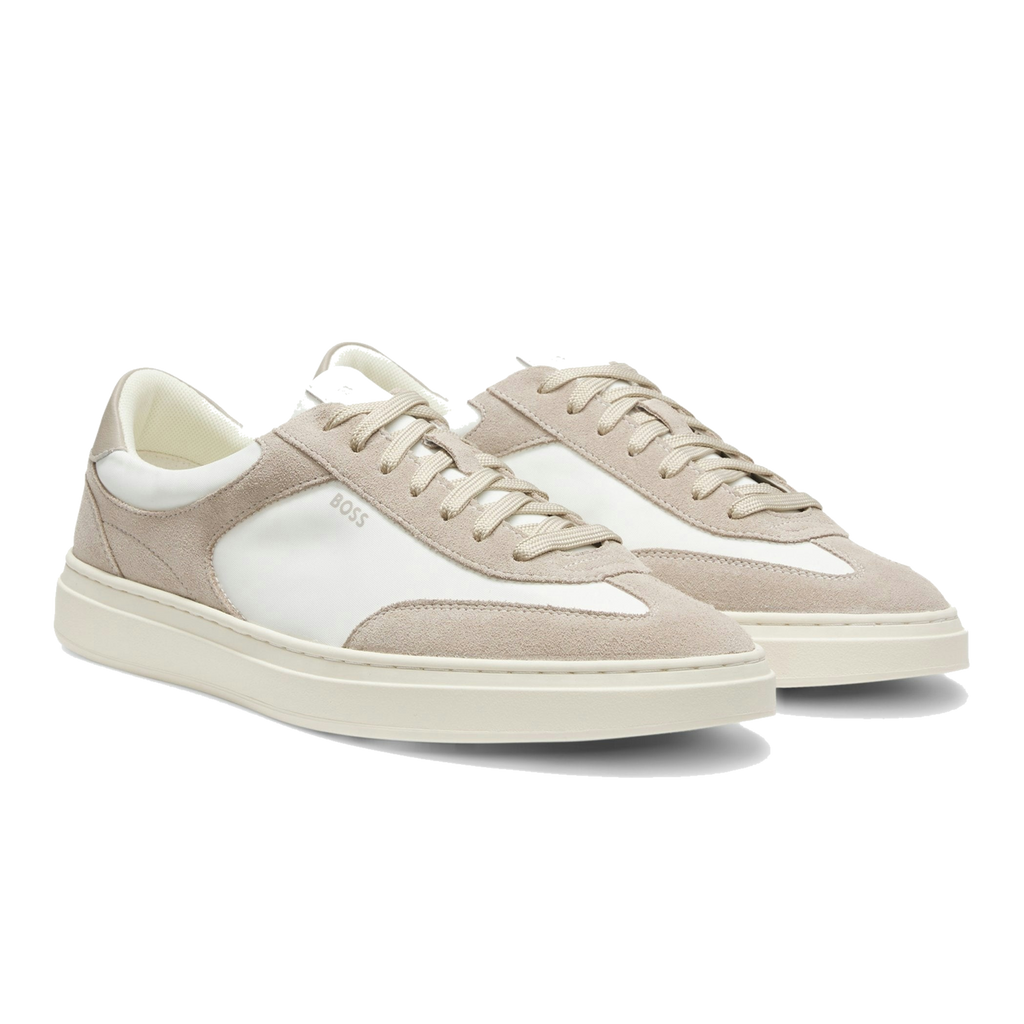 BOSS Black Kieran Tenn sdnyn Open White Trainer