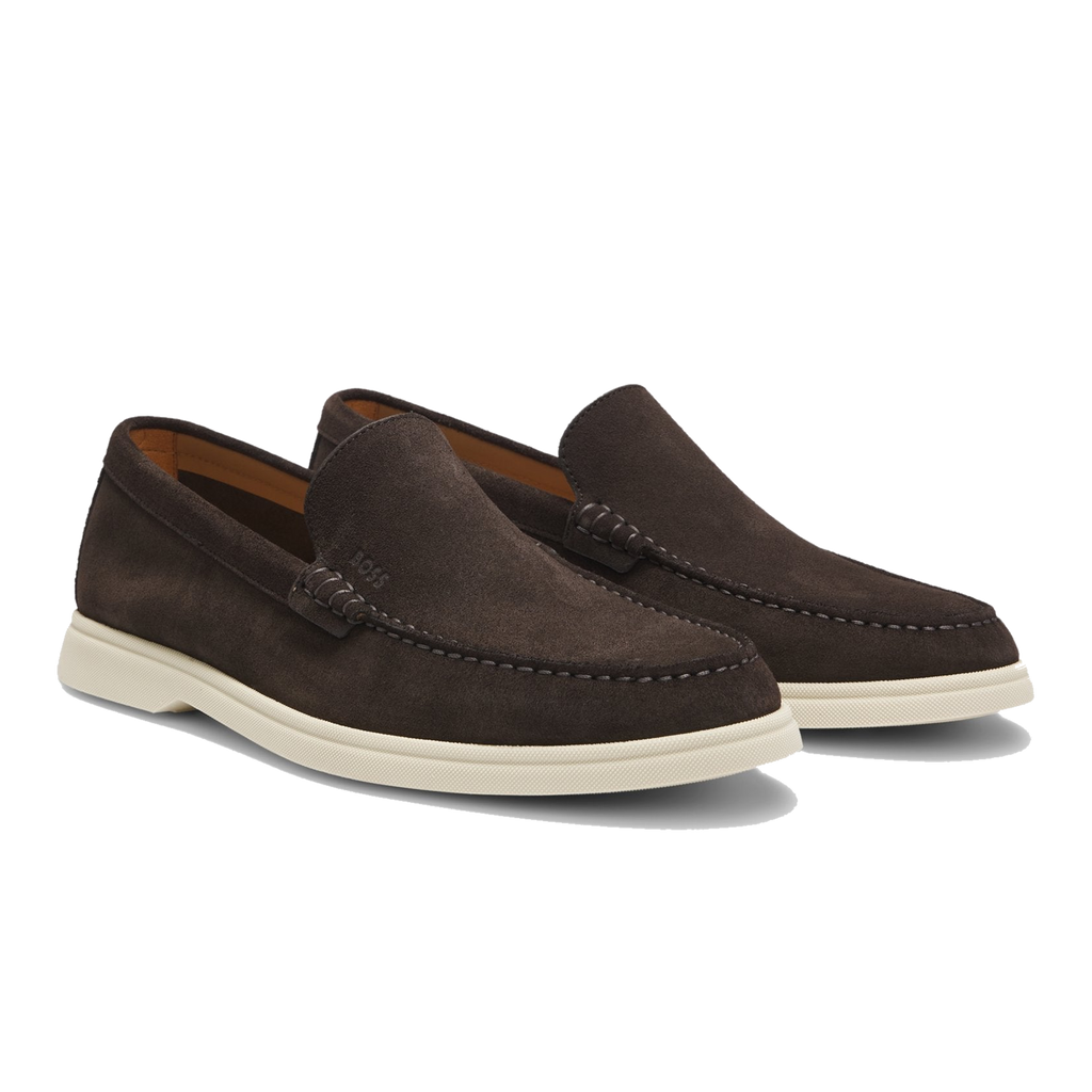 BOSS Black Sienne_Loaf_sd_N Dark Brown Loafers