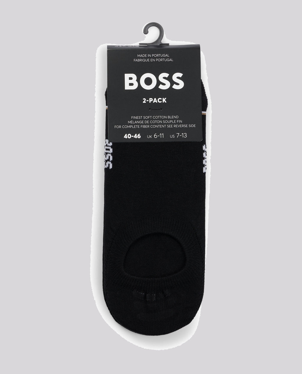 BOSS Bodywear & Swimwear 2P LC Iconic CC Black Socks