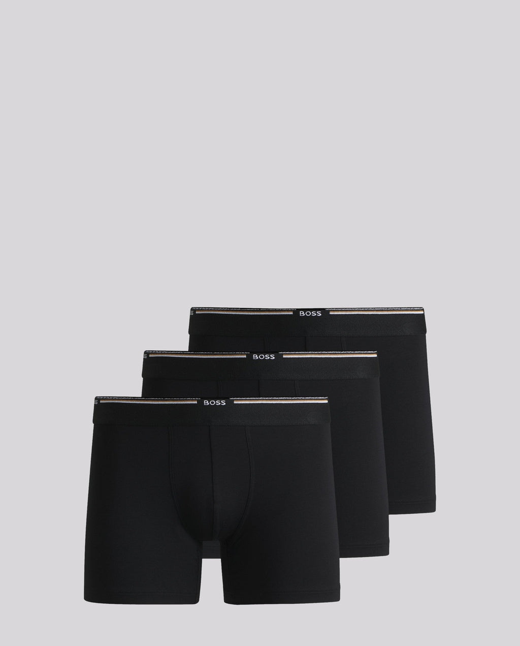 BOSS Bodywear & Swimwear BoxerBr 3P Bamboo Black Underwear