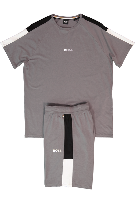 BOSS Bodywear & Swimwear Balance Short Set Dark Grey Nightwear