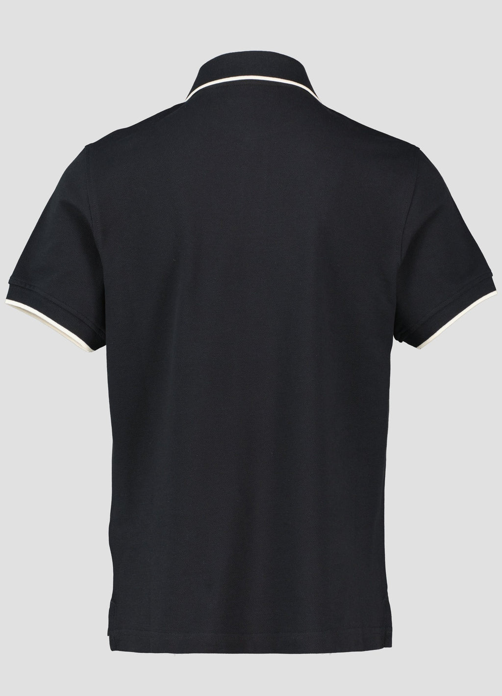 Men's Belstaff Black Tipped Polo Shirt