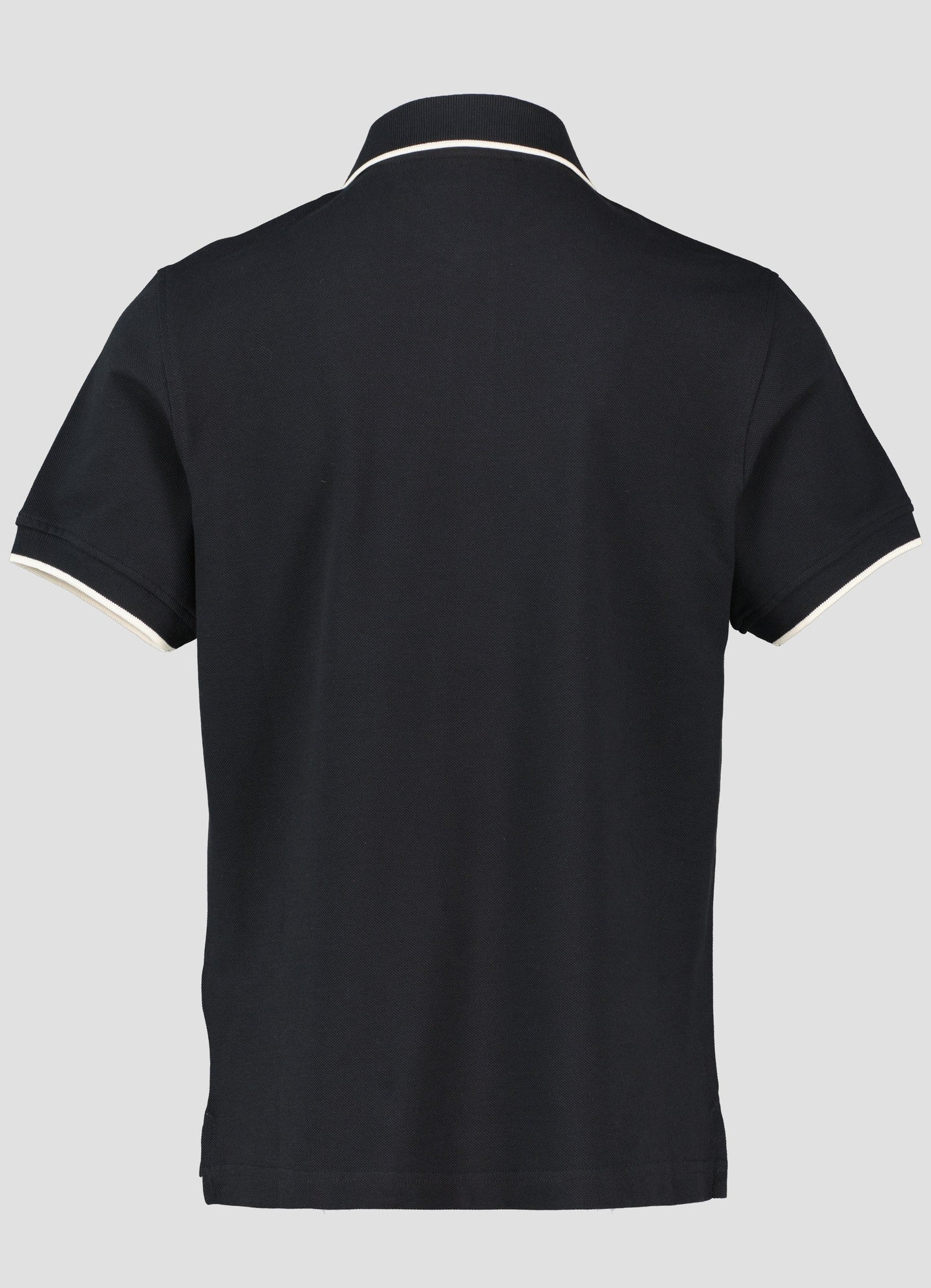 Men's Belstaff Black Tipped Polo Shirt