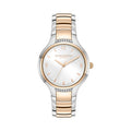 Olivia Burton Ladies Modern Classics Lea Silver Dial Bracelet Watch Stainless Steel & Rose Gold Plated by Olivia Burton