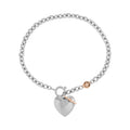 The Olivia Burton Knot Heart Bracelet, a silver stainless steel bracelet from Olivia Burton, at OD’s Jewellers in St Helens.