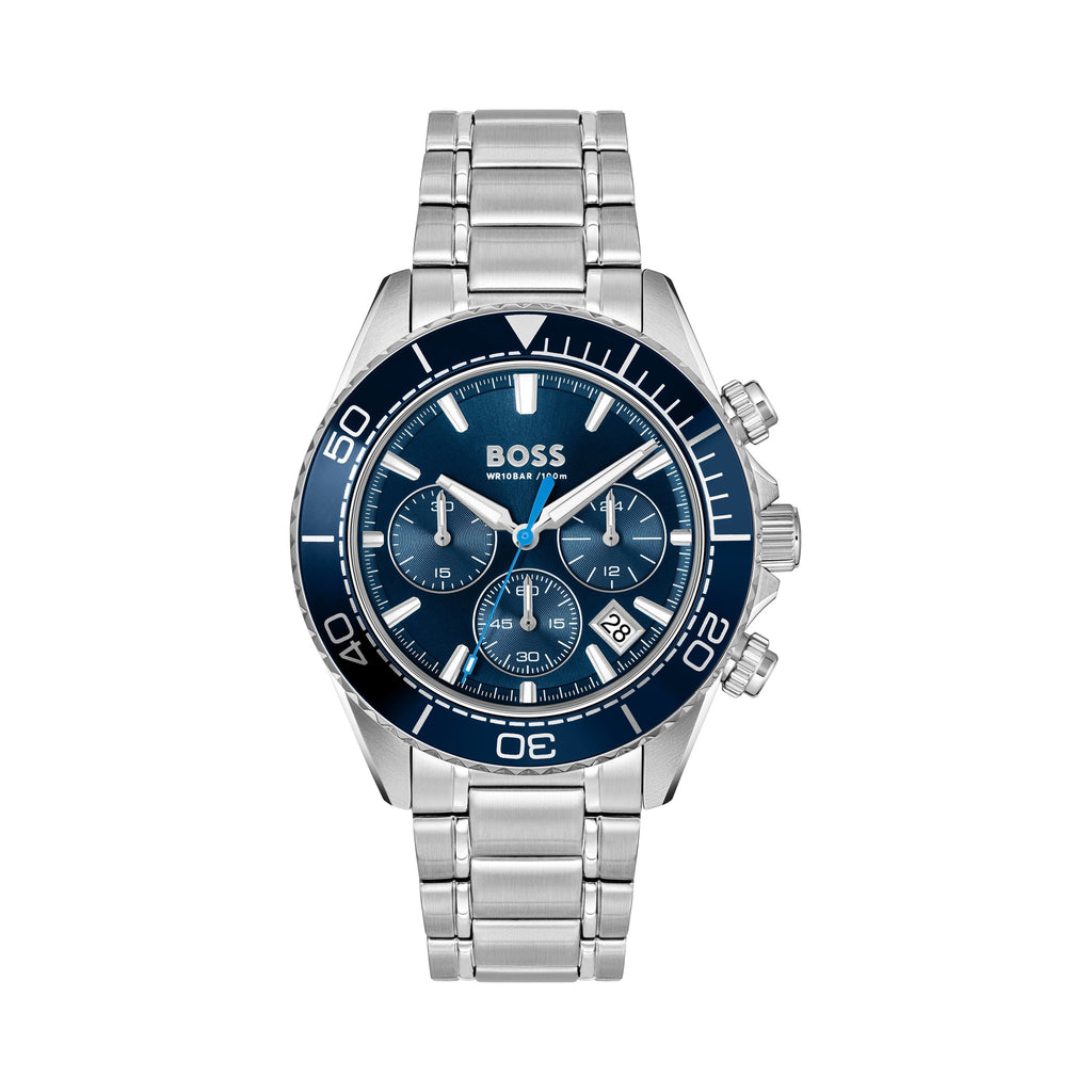BOSS Mens Sealiner Blue Dial Bracelet Watch