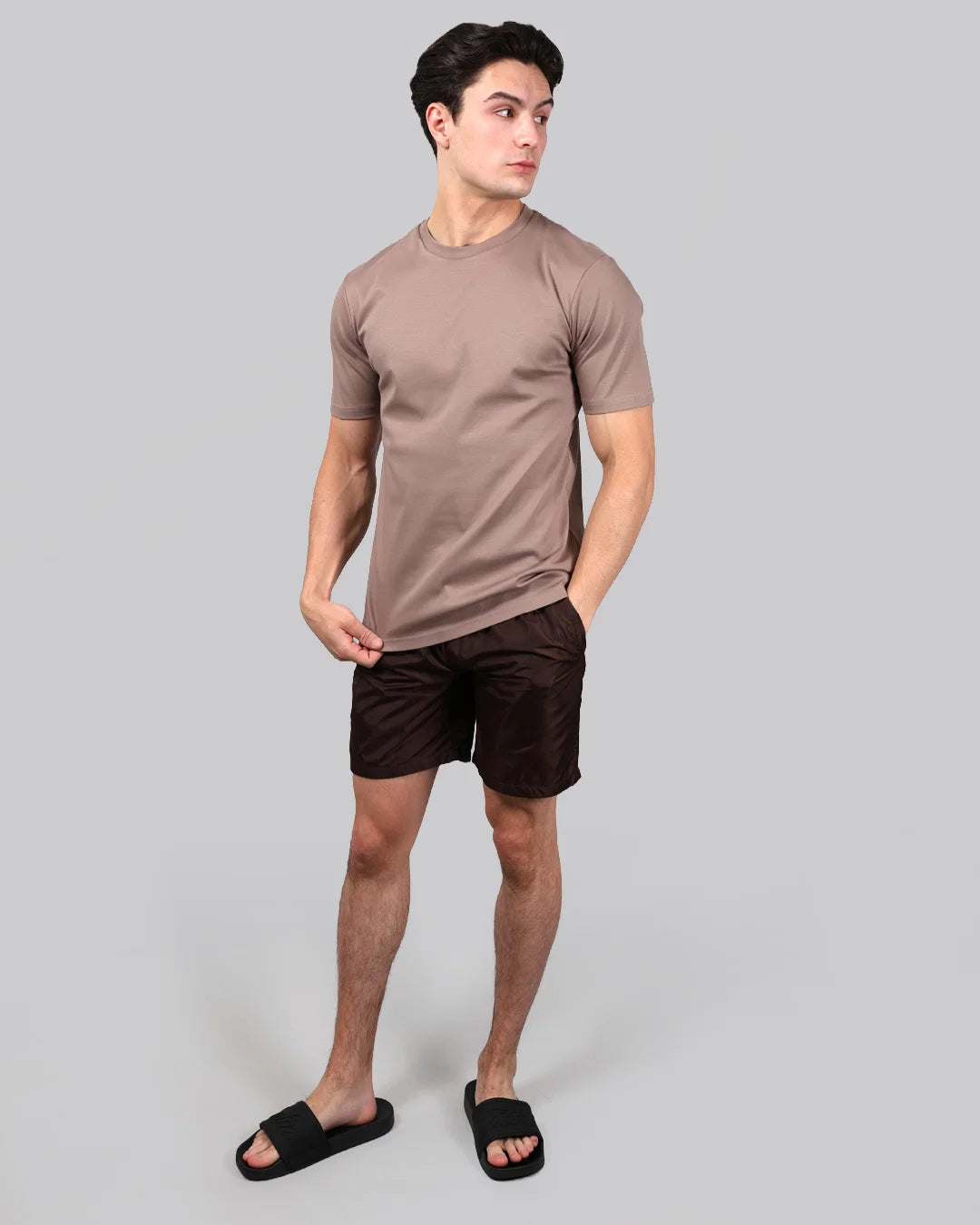 Men's Catini Baratti Versatile Shorts in Chocolate