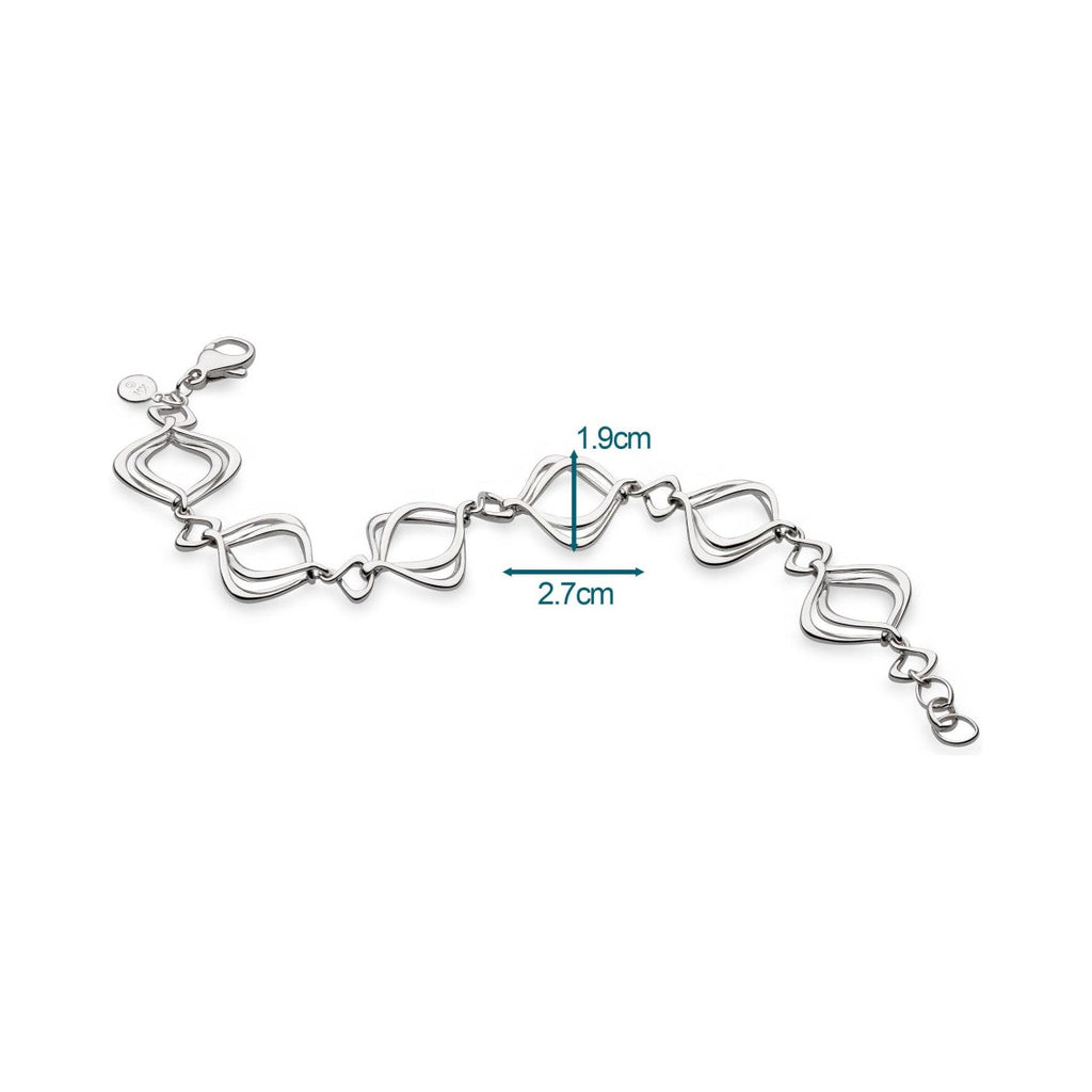 Alicia Bracelet, a silver metal bracelet from Kit Heath, available at OD’s Jewellers in St Helens.