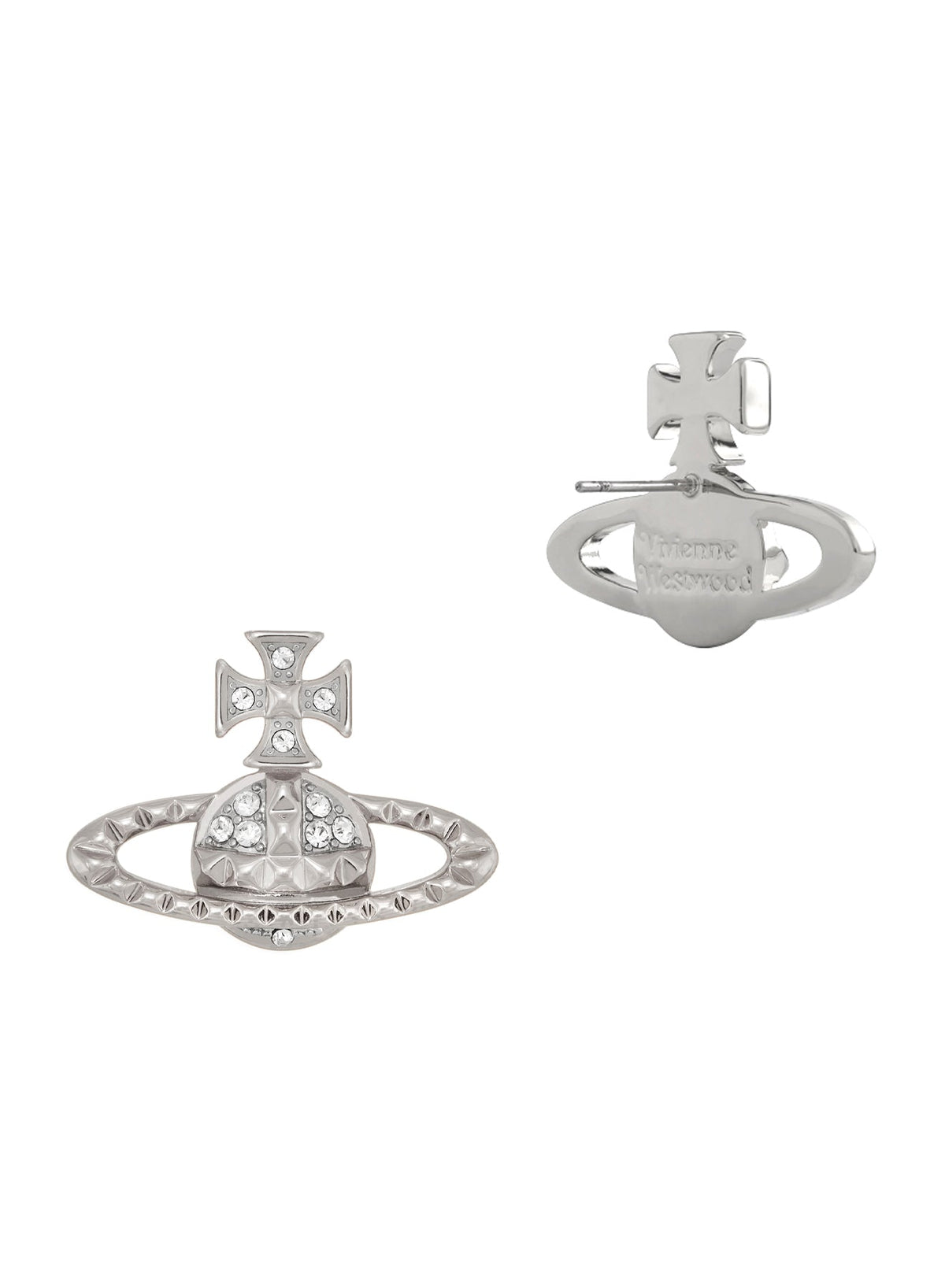 Vivienne Westwood Mayfair Bas Relief Crystal Earrings 6201035E-02W110- — view 2