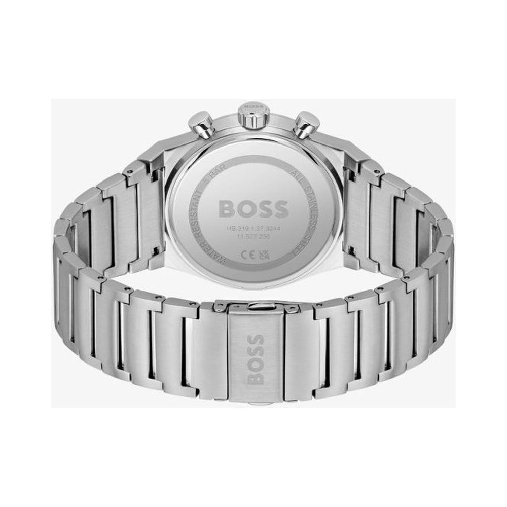 BOSS Mens Candor Chronograph Blue Dial Bracelet Watch Stainless Steel by BOSS