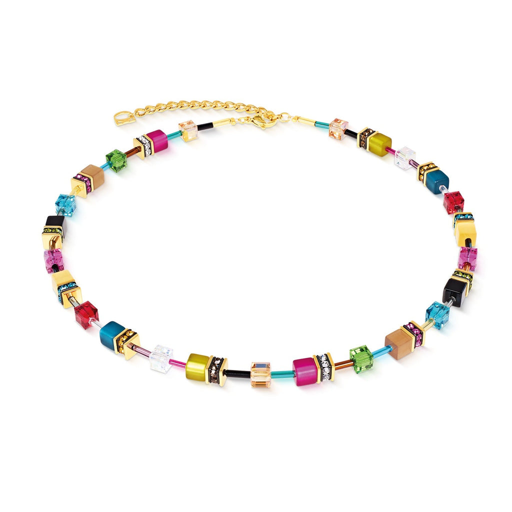Coeur De Lion GeoCUBE® Multicolour Elegant Necklace 2838/10-1500