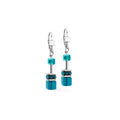 Coeur De Lion GeoCUBE® Tranformative Teal Earrings 2838/20-0624