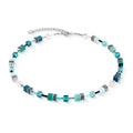Coeur De Lion GeoCUBE® Transformative Teal Necklace 2838/10-0624