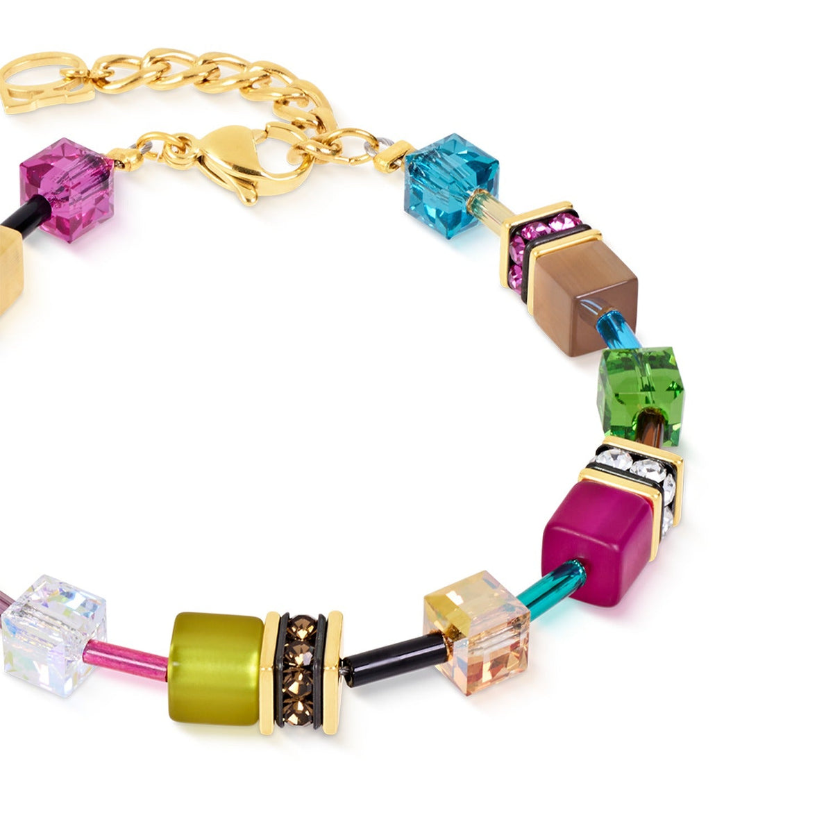 Coeur De Lion GeoCUBE® Multicolour Elegant Bracelet 2838/30-1500