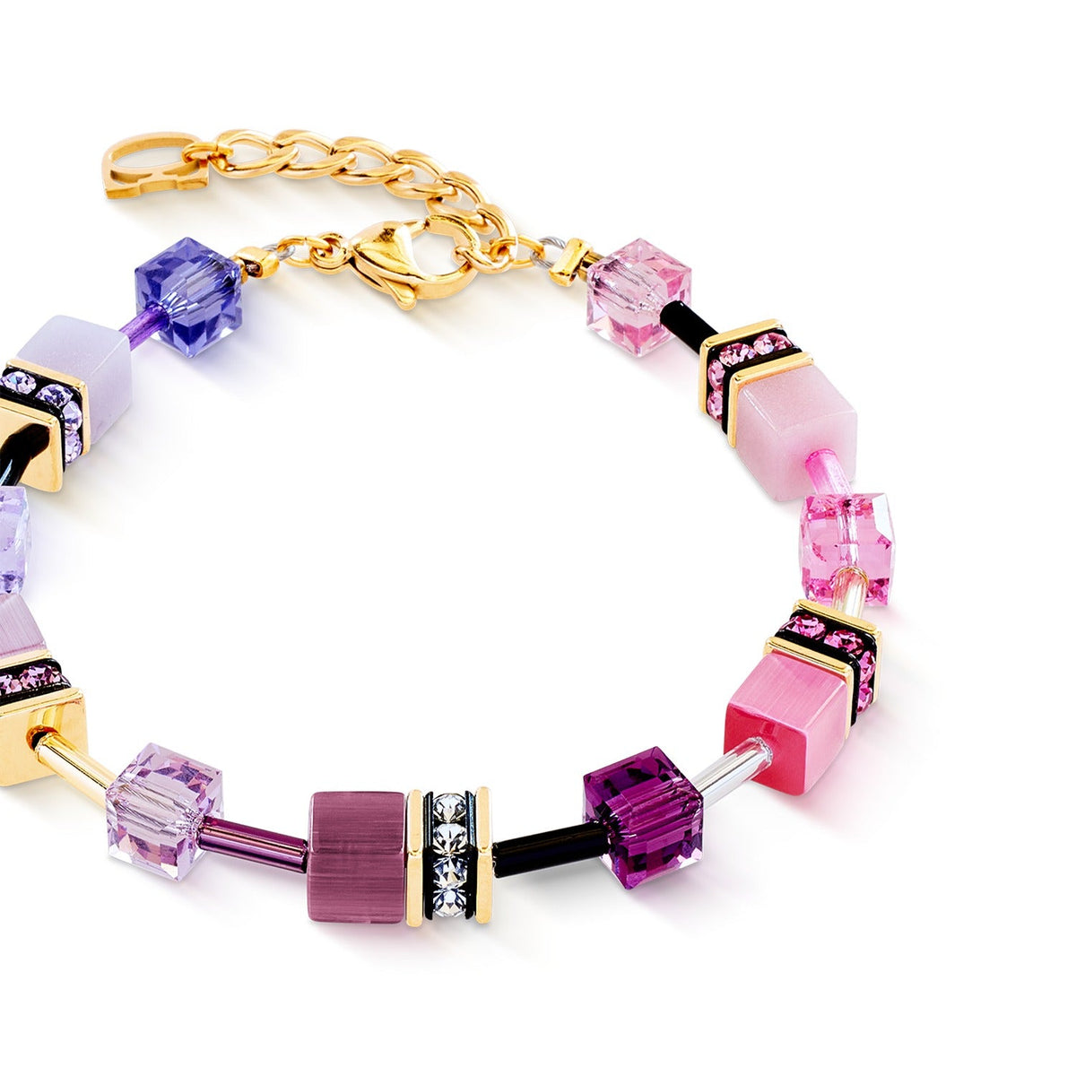 Coeur De Lion GeoCUBE® Rose-Lilac Bracelet 2838/30-1927