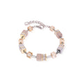 Coeur De Lion GeoCUBE® Neutral Agate Bracelet 4017/30-1216