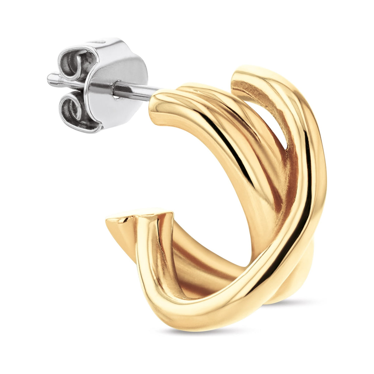 Tommy Hilfiger Gold Plated Nautical Knot Earrings 2780993 — view 2