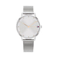 Tommy Hilfiger Ladies Pippa Silver Dial Mesh Bracelet Watch 1782665 *