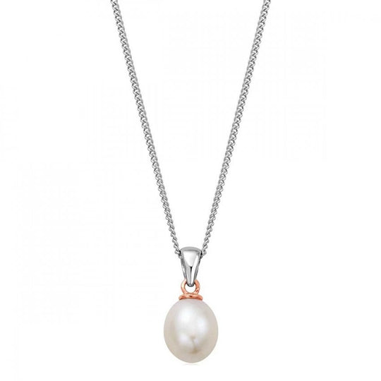 Clogau Sterling Silver Natures Wonder Beachcomber Necklace With Pearl 3SBCH0663