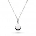 Kit Heath Coast Pebble Droplet Necklace in Silver by Kit Heath