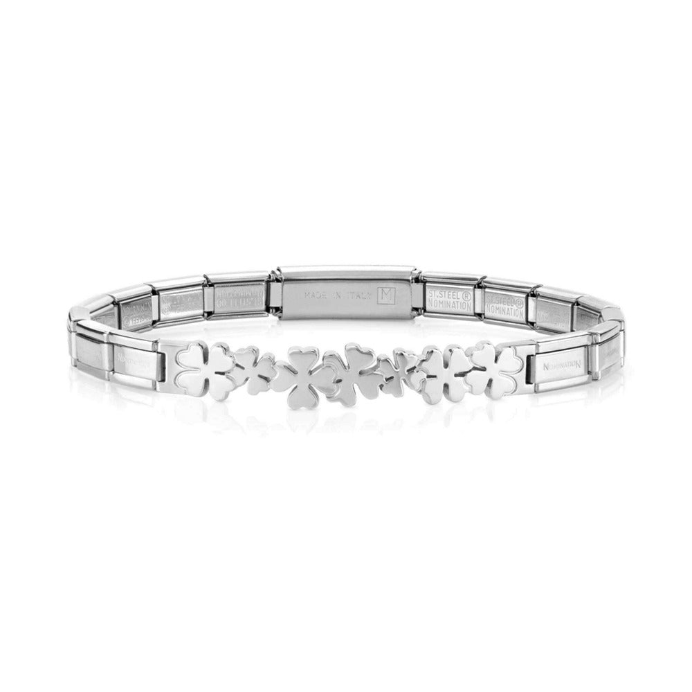 Nomination Trendsetter Infinity Four-leaf Clover Bracelet Stainless Steel
