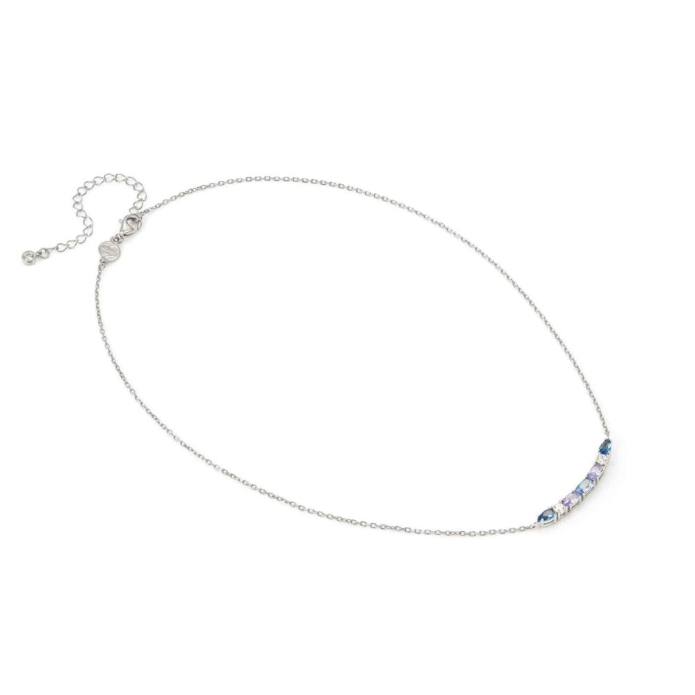 Nomination Colour Wave Mixed Blue, Lavender CZ Necklace