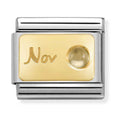 Nomination Composable Gold November Citrine Charm 030519/11