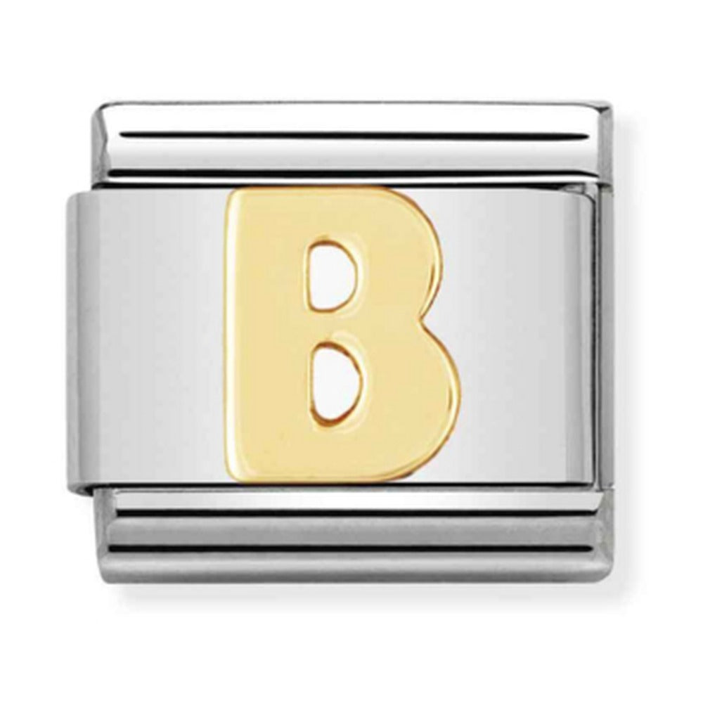 Nomination Composable Gold Letter B Charm 030101/02
