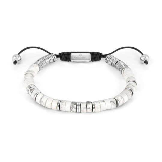 Nomination Instinct Style White Turquoise Bracelet Stainless Steel
