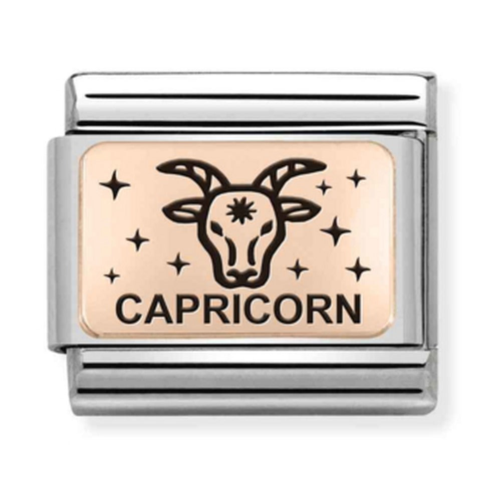 Nomination Composable Classic Rose Gold Capricorn Charm