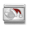 Nomination Composable Silver Christmas Hat Charm 330204/05
