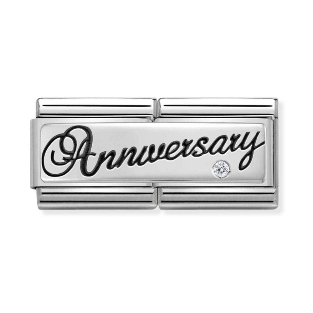 Nomination Composable Silver Double Anniversary Charm 330730/03