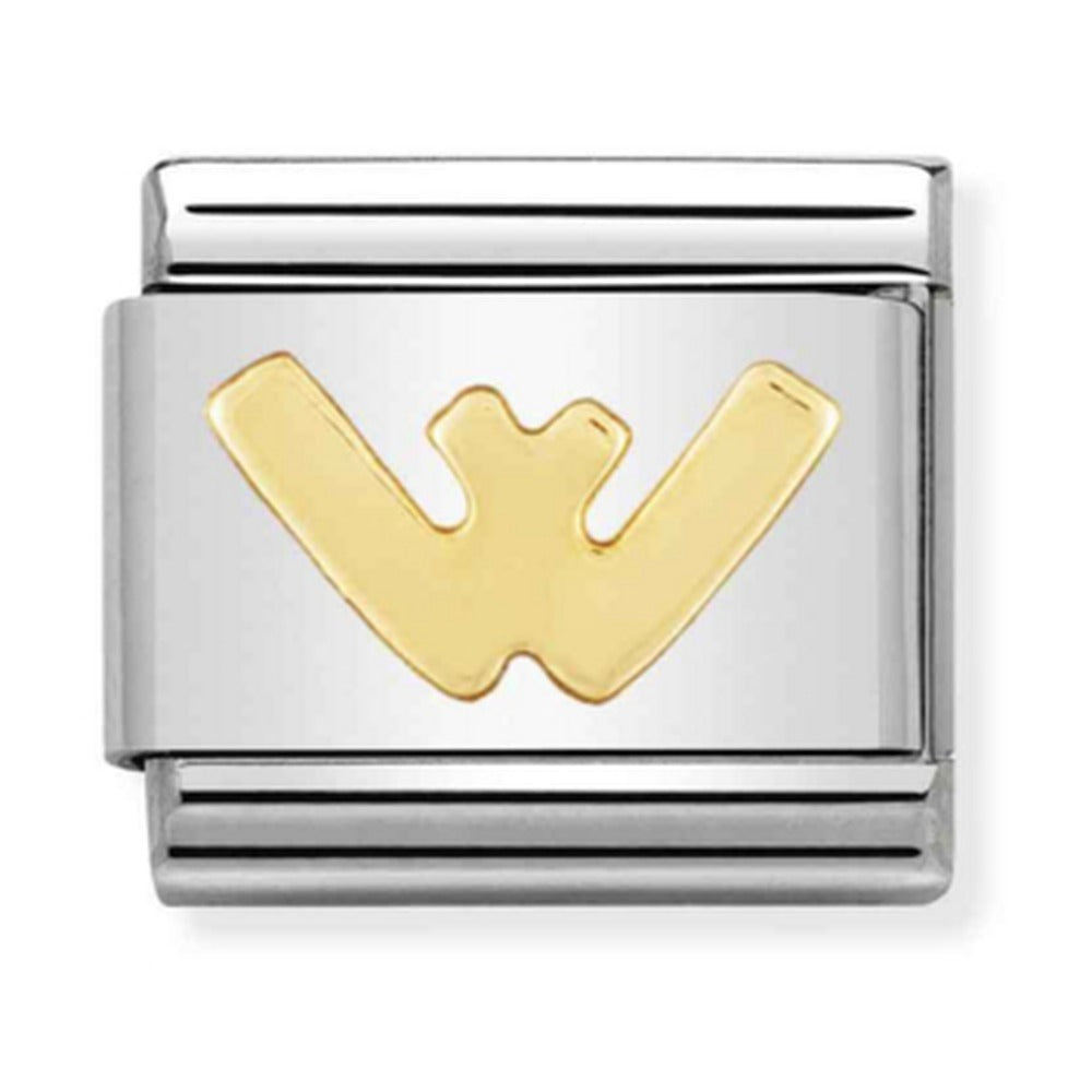 Nomination Composable Gold Letter W Charm 030101/23