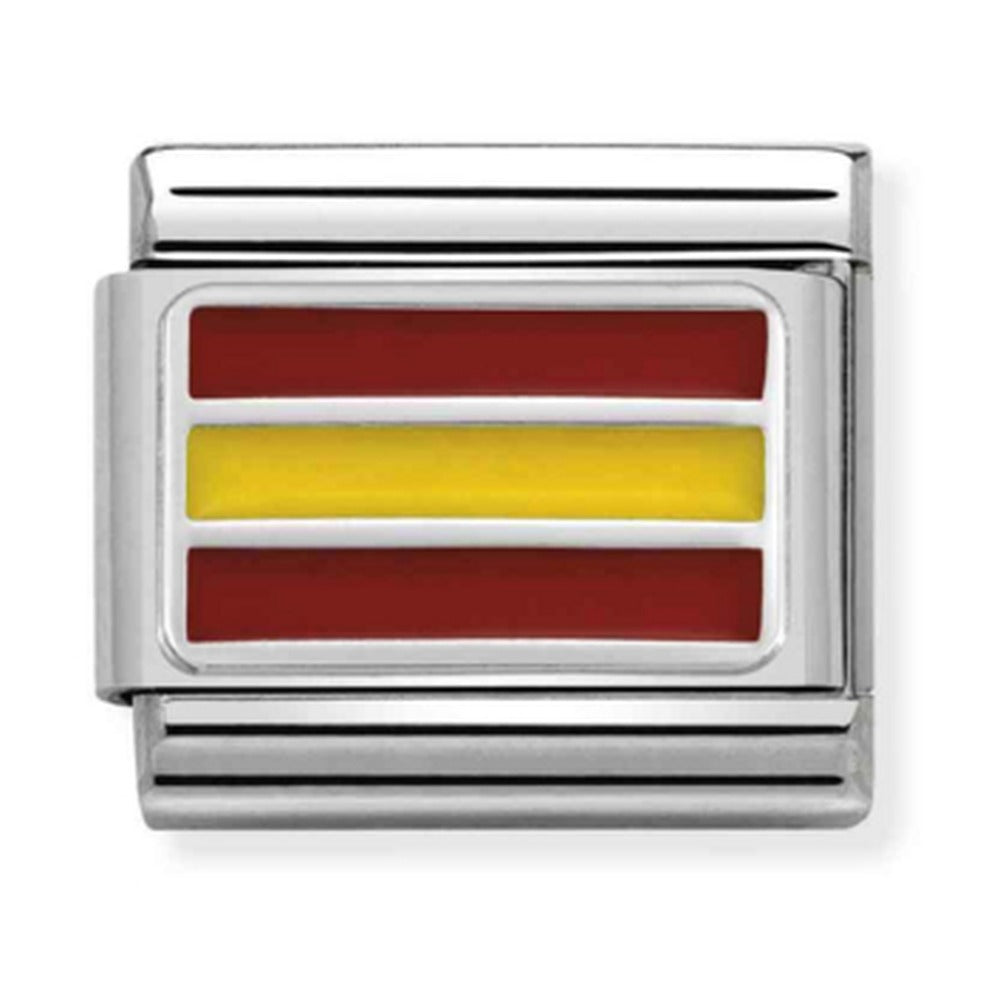 Nomination Composable Silver Spain Flag Charm 330207/22