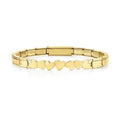 Nomination Trendsetter Hearts Bracelet Golden PVD