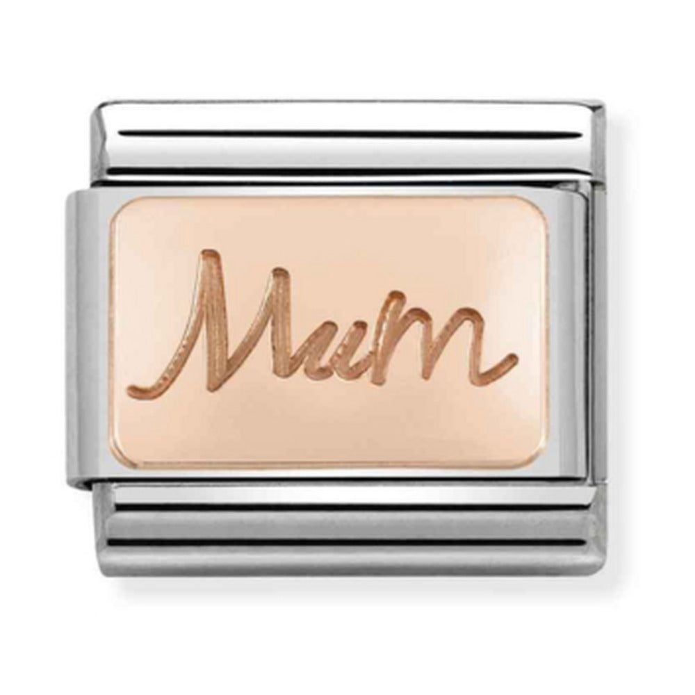 Nomination Composable Rose Gold Mum Charm 430101/34
