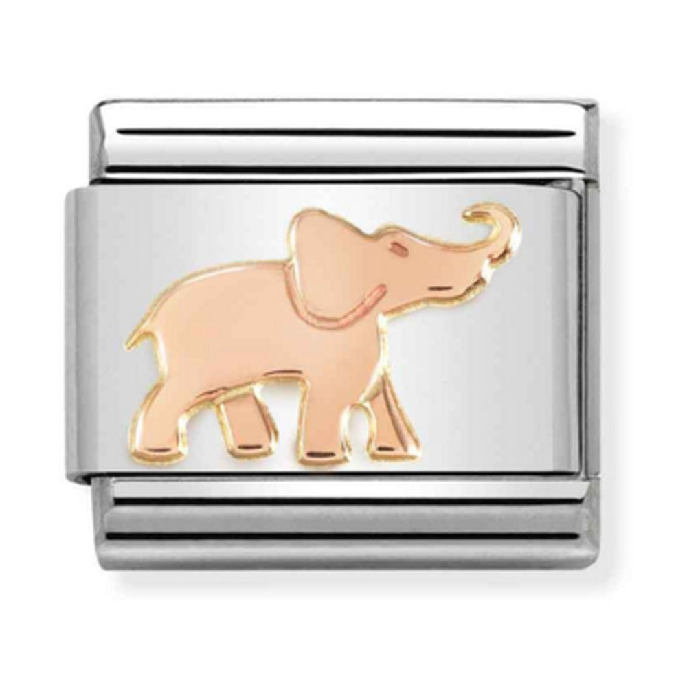 Nomination Composable Rose Gold ELEPHANT Charm 430104/45